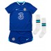 Cheap Chelsea Cesar Azpilicueta #28 Home Football Kit Children 2022-23 Short Sleeve (+ pants)